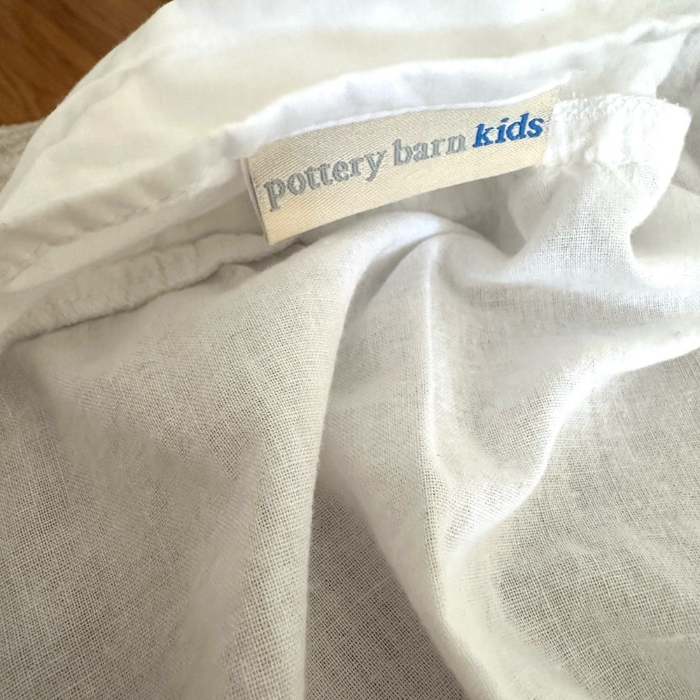 Pottery Barn Kids White Ruffled Crib Skirt - Picture 7 of 8